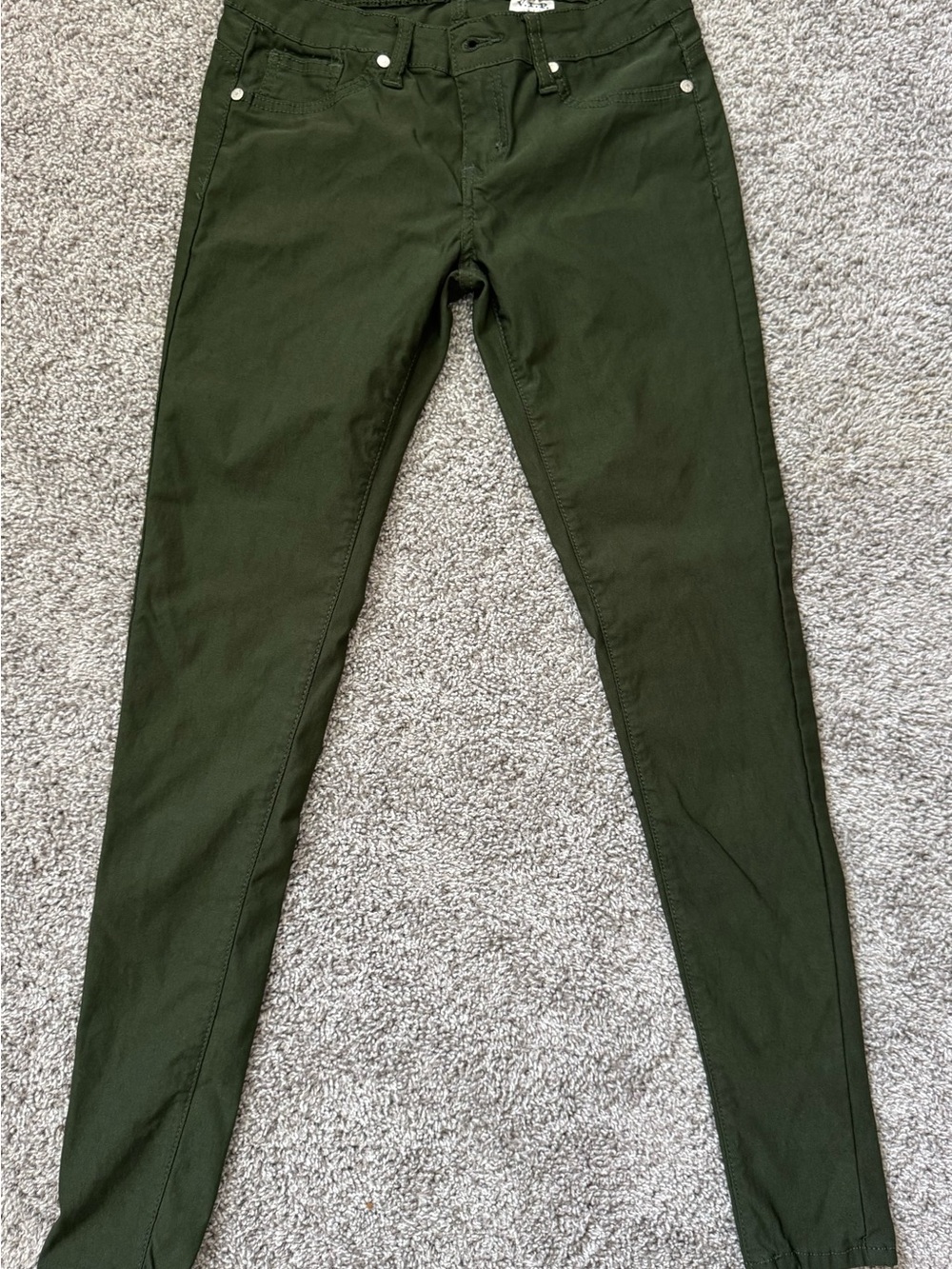 VIP Olive Green Skinny Jeans